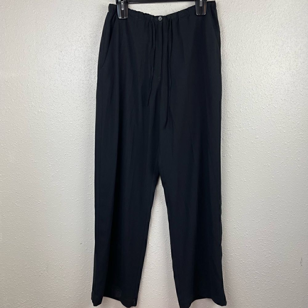 Liz Claiborne LizSport Black Casual Pants Size 8 EUC